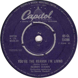 Bobby Darin You're The Reason I'm Living USED VINYL 7INCH 45 RPM SINGLE MONO