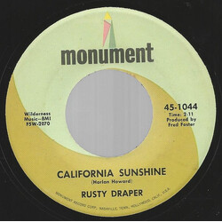 Rusty Draper California Sunshine / The Gypsy USED VINYL 7INCH 45 RPM SINGLE