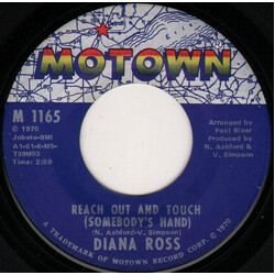 Diana Ross Reach Out And Touch (Somebody's Hand) USED VINYL 7INCH 45 RPM SINGLE