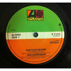 Jan Akkerman She's So Devine USED VINYL 7INCH 45 RPM STEREO