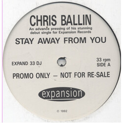 Chris Ballin Stay Away From You USED VINYL 12INCH PROMO