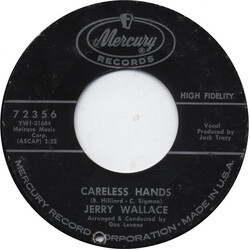 Jerry Wallace Careless Hands USED VINYL 7INCH 45 RPM SINGLE
