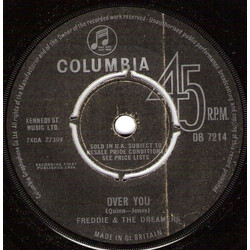 Freddie & The Dreamers Over You USED VINYL 7INCH 45 RPM SINGLE