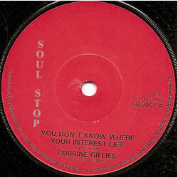 Corrine Gillies / Bill Colman You Don't Know Where Your Interest Lies / Keep On Dancing USED VINYL 7INCH