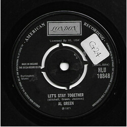 Al Green Let's Stay Together USED VINYL 7INCH 45 RPM SINGLE
