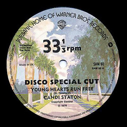 Candi Staton Young Hearts Run Free / I Know USED VINYL 12INCH 33 S RPM PROMO