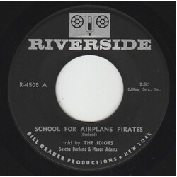 The Idiots (7) School For Airline Pirates / The Sportscaster USED VINYL 7INCH 45 RPM