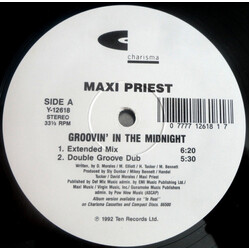 Maxi Priest Groovin' In The Midnight USED VINYL 12INCH 33 S RPM