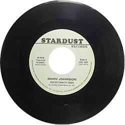 Marv Johnson You Got What It Takes USED VINYL 7INCH 45 RPM STEREO