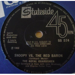 The Royal Guardsmen Snoopy Vs. The Red Baron Vinyl 7" USED