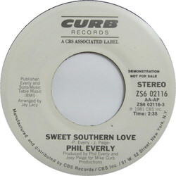 Phil Everly Sweet Southern Love USED VINYL 7INCH 45 RPM PROMO STEREO