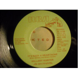 Hillary Kanter It's Such A Heartache USED VINYL 7INCH 45 RPM PROMO