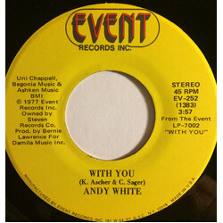 Andy White (13) With You / The Name Is Sam USED VINYL 7INCH 45 RPM