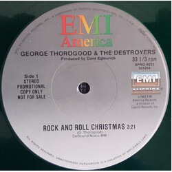 George Thorogood & The Destroyers Rock And Roll Christmas / New Year's Eve Party USED VINYL 12INCH SINGLE PROMO
