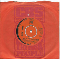 Sonny James When The Snow Is On The Roses USED VINYL 7INCH SINGLE 45 RPM