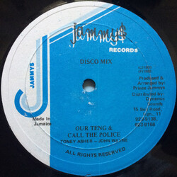 Tony "Asher" Brissett / John Wayne (2) / Leroy Smart / King Jammy Our Teng / Call The Police / Back Off / Version USED VINYL 12INCH 45 RPM