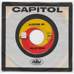 The Lettermen Allentown Jail USED VINYL 7INCH 45 RPM SINGLE