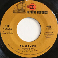 The Vogues No, Not Much / Woman Helping Man USED VINYL 7INCH SINGLE