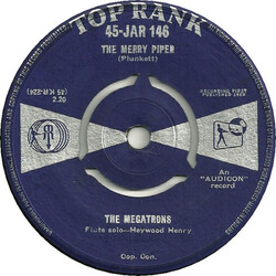 The Megatrons (2) Velvet Waters / The Merry Piper USED VINYL 7INCH 45 RPM SINGLE