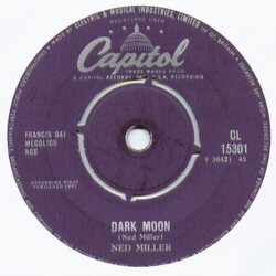 Ned Miller Dark Moon USED VINYL 7INCH 45 RPM