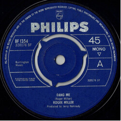 Roger Miller Dang Me USED VINYL 7INCH 45 RPM MONO
