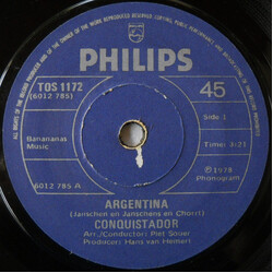 Conquistador Argentina USED VINYL 7INCH SINGLE