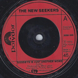 The New Seekers Goodbye Is Just Another Word USED VINYL 7INCH