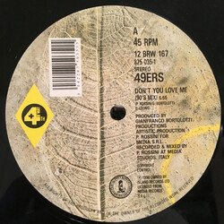 49ers Don't You Love Me USED VINYL 12INCH 33 S RPM