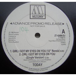 Today Girl I Got My Eyes On You USED VINYL 12INCH PROMO