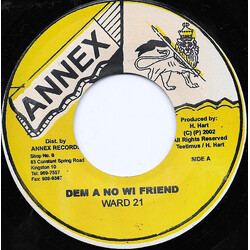 Ward 21 Dem A No Wi Friend USED VINYL 7INCH 45 RPM MISPRESS
