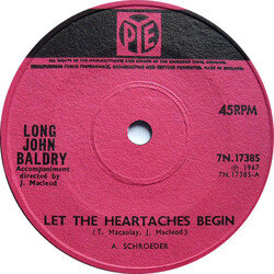 Long John Baldry Let The Heartaches Begin USED VINYL 7INCH 45 RPM SINGLE