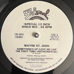 Wayne St. John Something's Up (Love Me Like The First Time) USED VINYL 12INCH 45 RPM PROMO STEREO