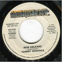 Tommy Jennings New Orleans / New Orleans USED VINYL 7INCH 45 RPM SINGLE PROMO