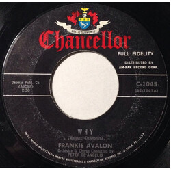 Frankie Avalon Why USED VINYL 7INCH SINGLE 45 RPM