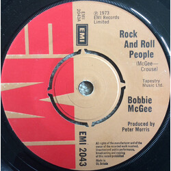 Bobbie McGee Rock And Roll People USED VINYL 7INCH 45 RPM SINGLE