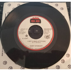 Gary Stewart I Got A Bad Attitude / Life's A Game USED VINYL 7INCH 45 RPM SINGLE PROMO