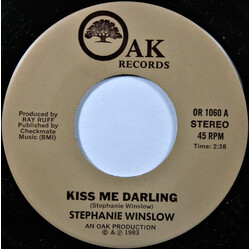 Stephanie Winslow Kiss Me Darling / Another Night USED VINYL 7INCH 45 RPM