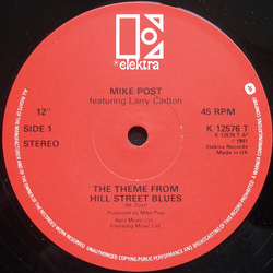 Mike Post / Larry Carlton The Theme From Hill Street Blues Vinyl 12" USED