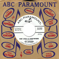 The Sapphires (3) Thank You For Loving Me / Our Love Is Everywhere USED VINYL 7INCH 45 RPM PROMO