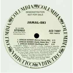 Jamalski African Border / Put It On USED VINYL 12INCH 33 S RPM PROMO