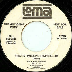 Kell Osborne That's What's Happening / You Can't Outsmart A Woman USED VINYL 7INCH 45 RPM PROMO STYRENE