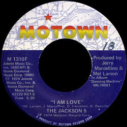The Jackson 5 I Am Love USED VINYL 7INCH SINGLE 45 RPM