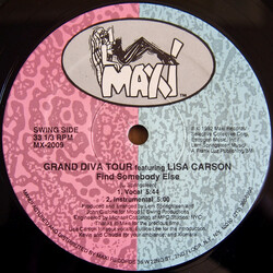 Grand Diva Tour / Lisa Carson Find Somebody Else USED VINYL 12INCH 33 S RPM