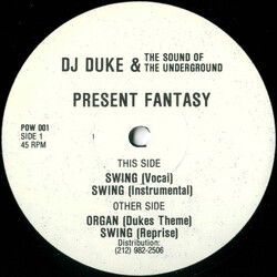DJ Duke / The Sound Of The Underground / Fantasy (6) Swing USED VINYL 12INCH 45 RPM