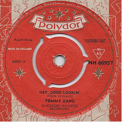 Tommy Zang Hey, Good Lookin' USED VINYL 7INCH 45 RPM SINGLE