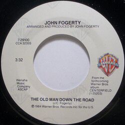 John Fogerty The Old Man Down The Road USED VINYL 7INCH 45 RPM SINGLE