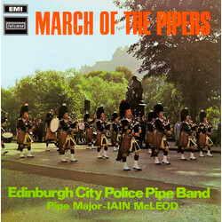 The Edinburgh Police Pipe Band March Of The Pipers Vinyl LP USED