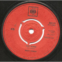 Marty Robbins Devil Woman USED VINYL 7INCH 45 RPM