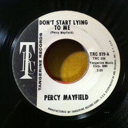 Percy Mayfield Don't Start Lying To Me / Pretty-Eyed Baby USED VINYL 7INCH 45 RPM PROMO