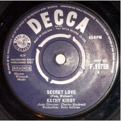 Kathy Kirby Secret Love USED VINYL 7INCH 45 RPM SINGLE